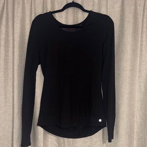 Women's Black Long Sleeve Top